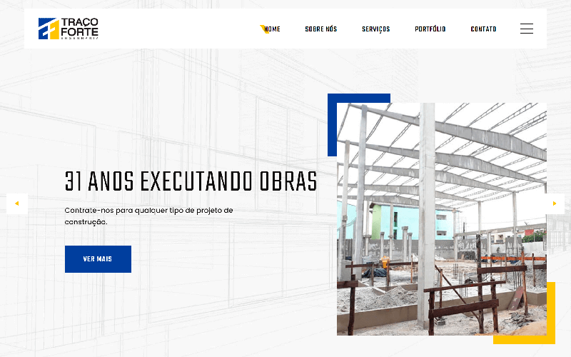Site da Traço Forte